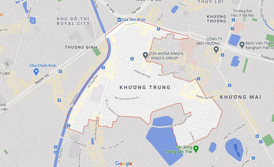 Ba đường sẽ mở theo qui hoạch ở phường Khương Trung, Thanh Xuân, Hà Nội - Ảnh 1.