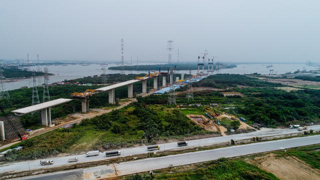 Một góc cao tốc Bến Lức - Long Thành. Ảnh Nguyên Minh