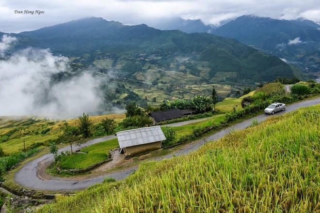 Những áng mây bồng bênh, phiêu lãng như đưa tâm hồn ta đến nơi bồng lai tiên cảnh.