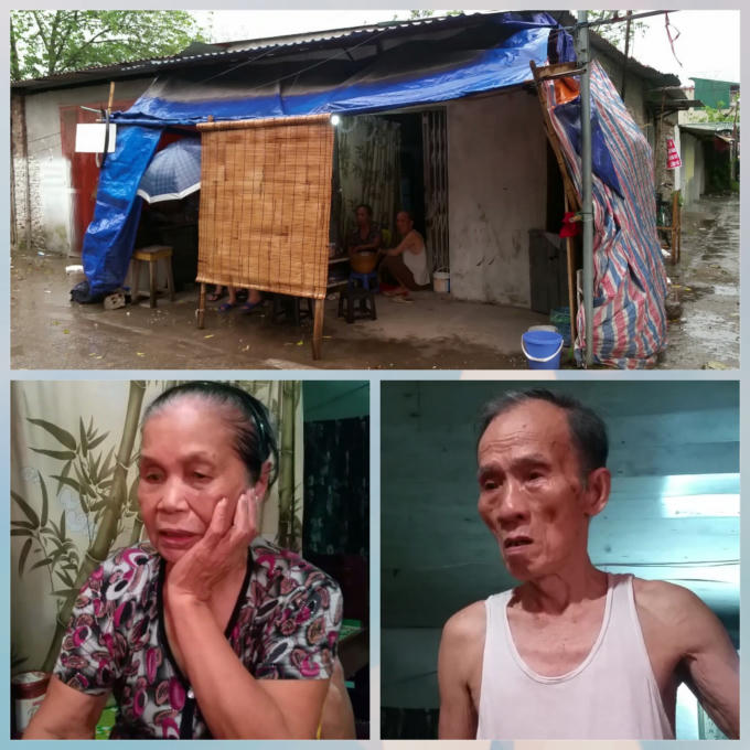 Bà Trần Thị Nga cùng chồng thuê nhà đã nhiều năm nay, hàng ngày vợ chồng bà bán trà đá với hy vọng kiếm chút tiền trang trải cuộc sống hàng ngày...