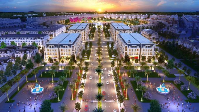 Phối cảnh Khu đô thị mới Kim Chung Di Trạch. (Ảnh: TL)
