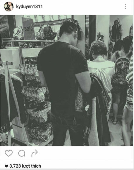 Hình ảnh được hoa hậu Kỳ Duyên đăng tải trên Instagram cá nhân.
