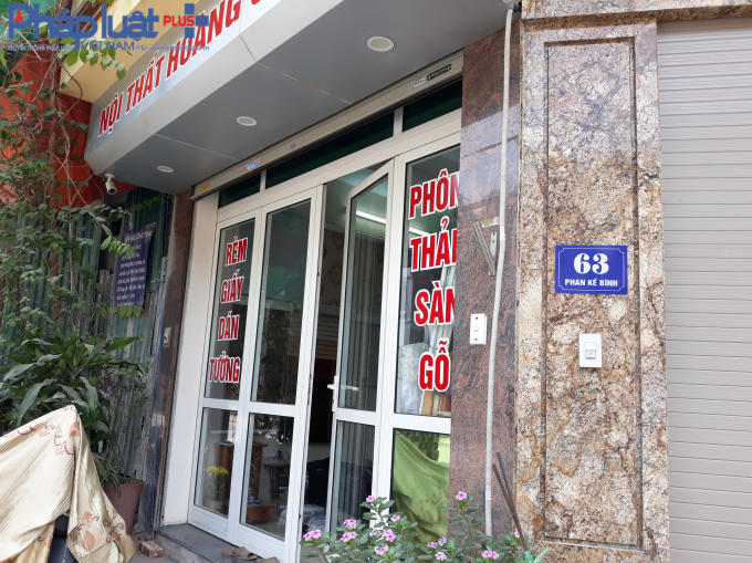 Cửa hàng bên cạnh số 63 Phan Kế Bính chưa có số nhà. Đây quả thực là một "thách thức" lớn đối với những người lần đầu đi tới tuyến đường này.