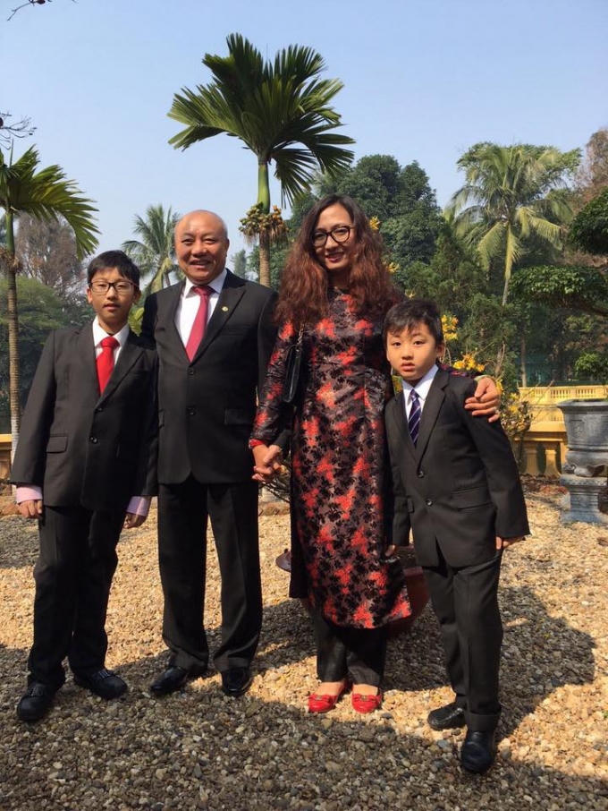 Tổ ấm hạnh phúc của BTV Vân Anh.