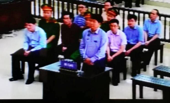 Bị cáo Đinh La Thăng trong phiên xử phúc thẩm.