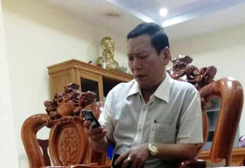 Ông Đậu Minh Ngọc - Bí thư Huyện ủy Quảng Trạch phải kiểm điểm về những sai phạm cá nhân (ảnh: NLĐ).