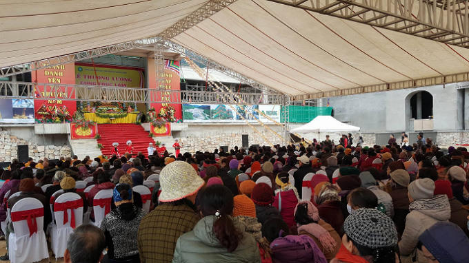 Buổi lễ có sự tham dự của đông đảo các phật tự địa phương và du khách thập phương.