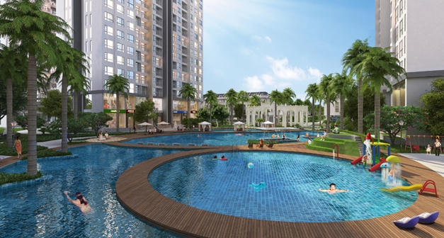 Phối cảnh tiện ích khu căn hộ The Arcadia.