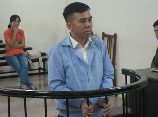 Bị cáo Tô Văn Tập trước vành móng ngựa.