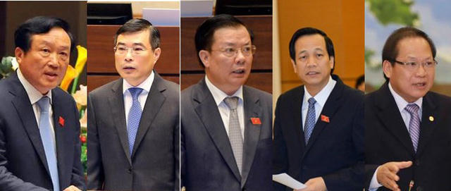 Chánh án TAND tối cao và 4 thành viên Chính phủ khác được đề xuất để đại biểu Quốc hội chọn đăng đàn trả lời chất vấn tại kỳ họp này.