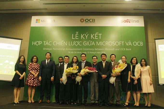 OCB kí kết hợp tác chiến lược với tập đoàn Microsoft