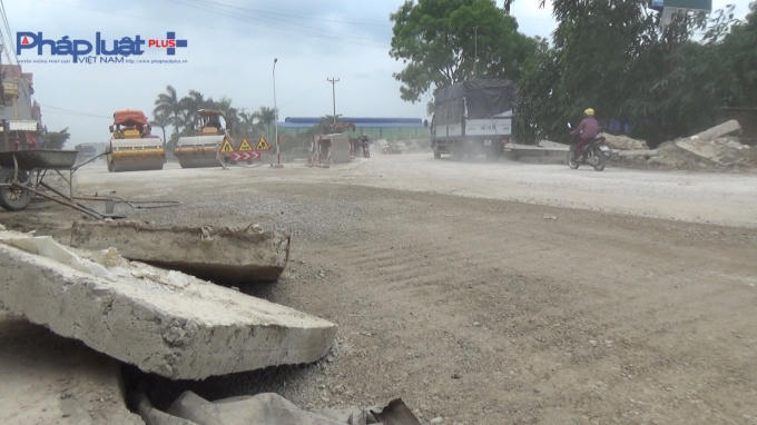 Rất nhiều hạng mục của dự án chưa hoàn thành.