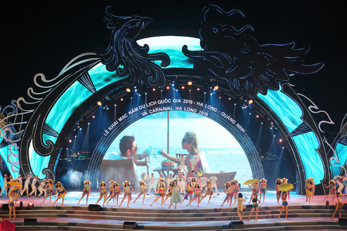 Tối ngày 28/4/2018 Lễ Khai mạc được diễn tại quảng trường Carnival Mặt trời trong Công viên Sun World Hạ Long Complex (Bãi Cháy, TP Hạ Long, tỉnh Quảng Ninh).