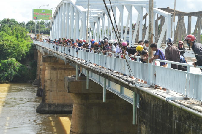 Hiện trường nơi người đàn ông nhảy cầu.