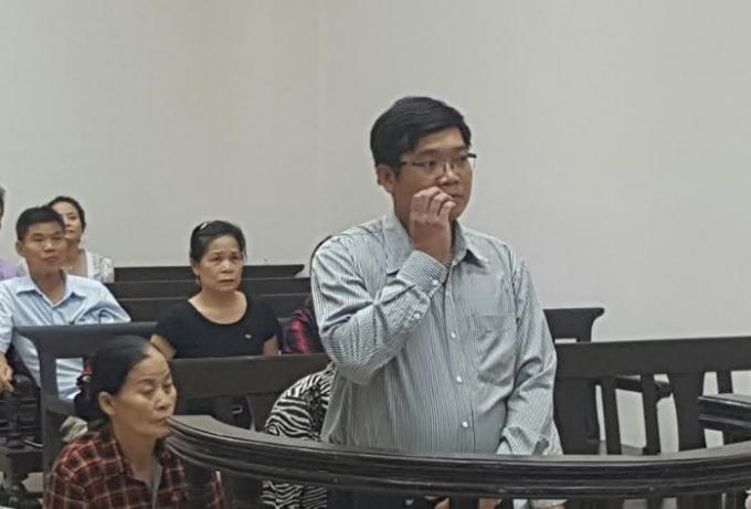 Bị cáo Nguyễn Văn Hưng tại phiên tòa phúc thẩm. (Ảnh: báo Công lý)