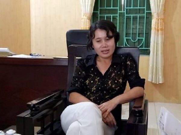 Bà Nguyễn Thị Quyên – hiệu trưởng trường tiểu học cơ sở Lệ Xá. Ảnh Giáo dục Việt Nam.