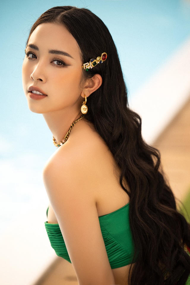 Á hậu Thuý An lại từng gây thương nhớ với vẻ đẹp ngọt ngào, dịu dàng trong suốt hành trình tại cuộc thi Hoa Hậu Việt Nam 2018.