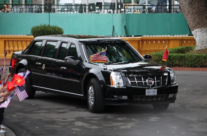 To&agrave;n cảnh lễ đ&oacute;n ch&iacute;nh thức Tổng thống Mỹ Obama