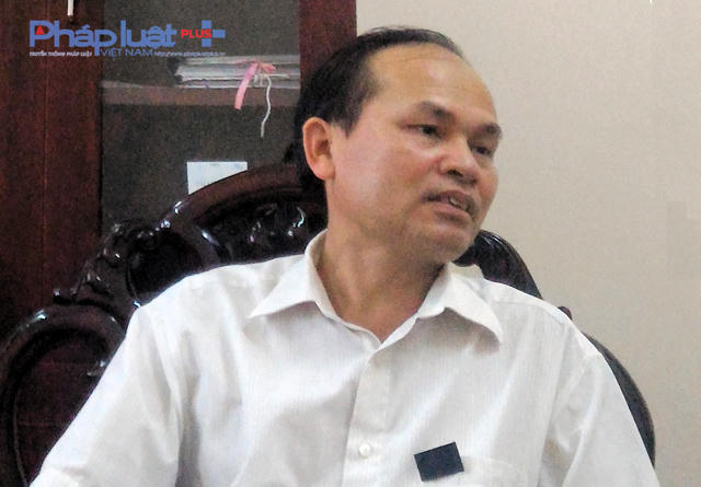 Vi Văn Hùng, Chủ nhiệm Ủy ban Kiểm tra Huyện ủy Thường Xuân cho biết đang chờ xin ý kiến xử lý đối với ông ông Trần Văn Minh. (Ảnh: Anh Thắng)