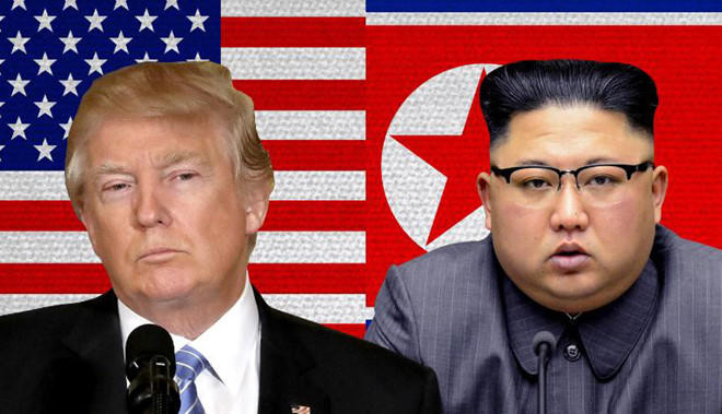 Tổng thống Mỹ Donald Trump (trái) và nhà lãnh đạo Triều Tiên Kim Jong-un. (Ảnh: CNN)