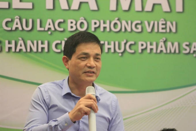 Tiến sĩ Nguyễn Thanh Phong, Cục trưởng cục Vệ sinh An toàn thực phẩm, Bộ Y tế.