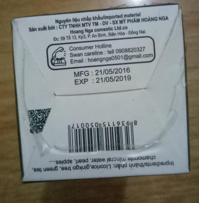 Địa chỉ đơn vị sản xuất không ghi rõ tên đường, rất khó để xác định để kiểm tra, giám sát.