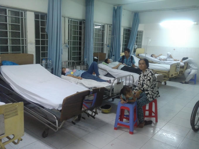 Tới chiều ngày 9/12 thì một số công nhân đã ổn định trở lại.