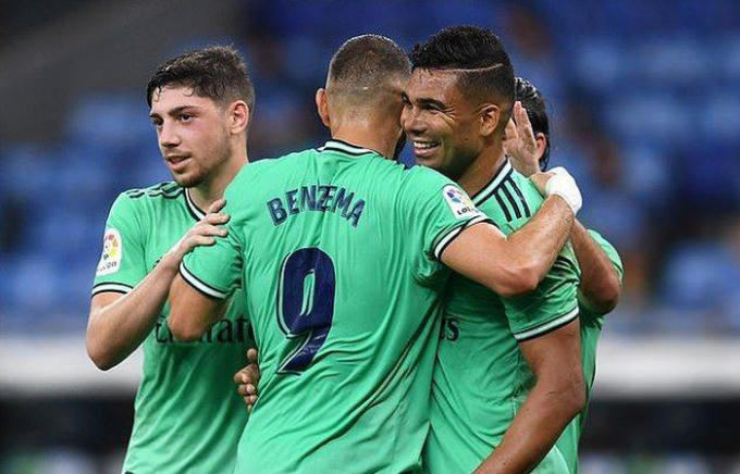 Casemiro ghi bàn giúp Real giành 3 điểm.