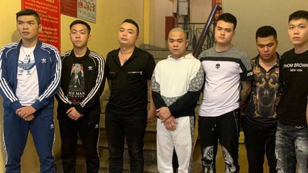 Nhóm đối tượng tại cơ quan Công an.