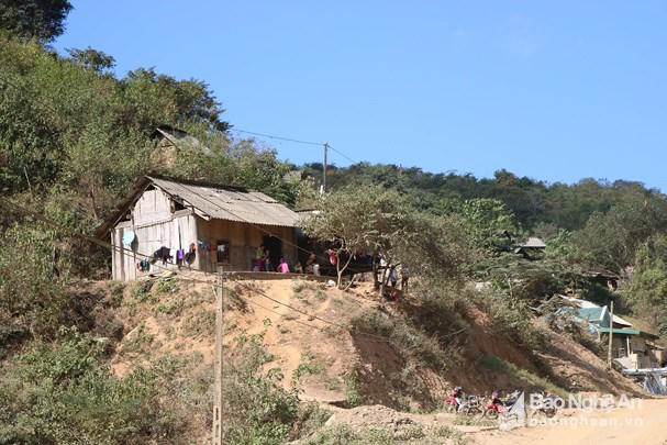 Ngôi nhà của nạn nhân Lữ Văn Hưng. Ảnh: Lữ Phú