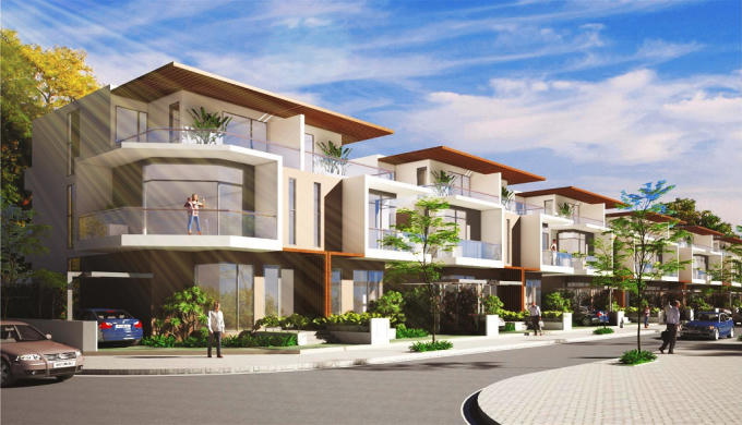 Một góc dự án Dragon Parc.