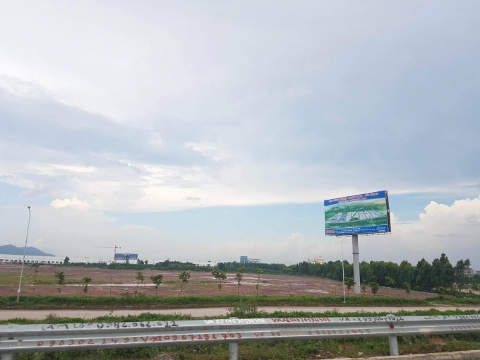Một phần KCN Quang Châu, Việt Yên, Bắc Giang.