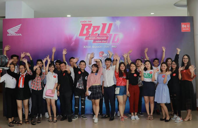 Các thí sinh hào hứng tham gia chương trình sơ tuyển. Ảnh: BTC.