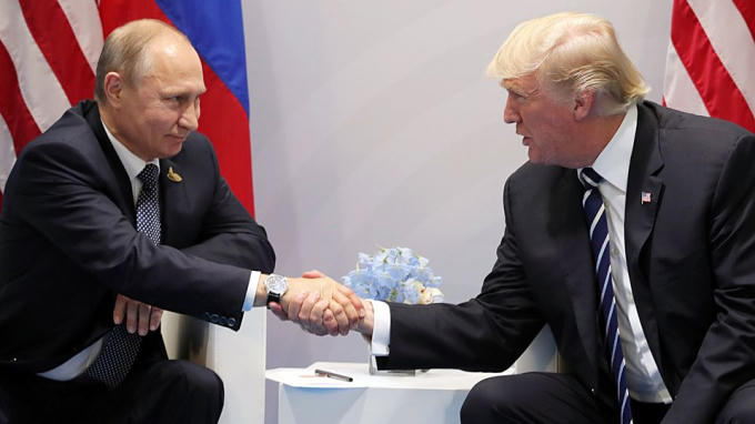 Tổng thống Nga Putin và Tổng thống Mỹ Donald Trump. (Ảnh: Reuters)