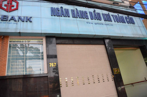 Ngân hàng TMCP Dầu khí Toàn Cầu (GPBank) đã bị mua lại với giá 0 đồng Ảnh: TẤN THẠNH.