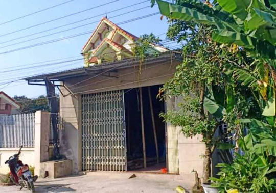 Căn nhà gia đình chị S. đã xảy ra chuyện uống thuốc diệt cỏ của 3 mẹ con.