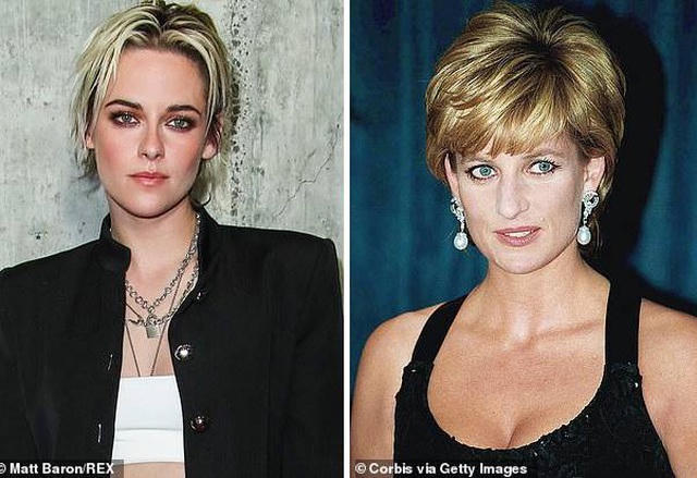 Hiện tại, việc giao vai diễn công nương Diana cho Kristen Stewart (trái) đang phải đón nhận khá nhiều sự nghi ngờ từ khán giả