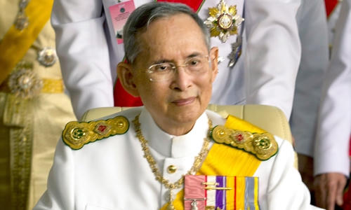 Quốc vương Bhumibol được người dân Thái Lan vô cùng yêu mến. (Ảnh: People)