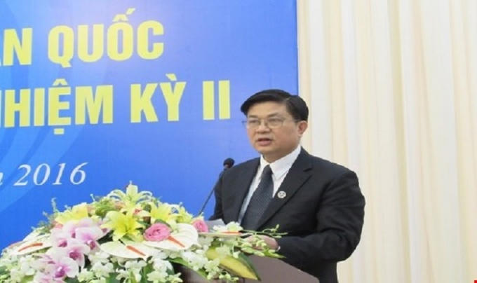 Tân Chủ tịch LĐLSVN nhiệm kỳ II Đỗ Ngọc Thịnh.