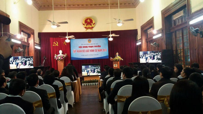 Hình ảnh tại buổi trực tuyến (Ảnh Ly Ly).