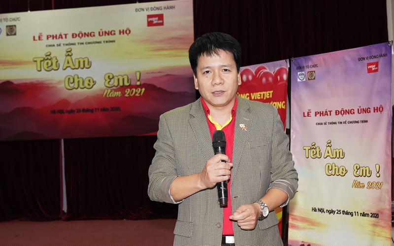 Ông Dương Hoài Nam, Giám đốc Văn phòng miền Bắc, phát biểu tại lễ phát động (Ảnh: Hữu Tài).