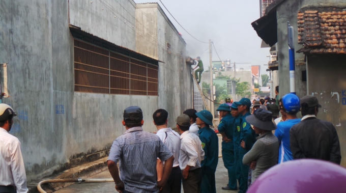 Địa điểm xảy ra vụ cháy.