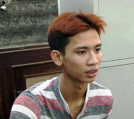 Đối tượng Tới tại cơ quan Công an.