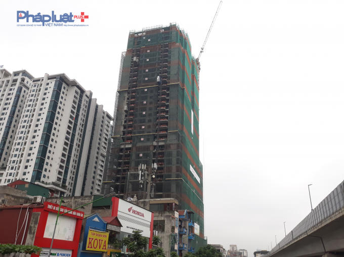 Dự án đang xây đến tầng 33.