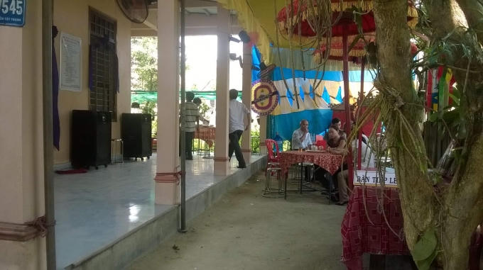 Người thân đang lo hậu sự cho nạn nhân.