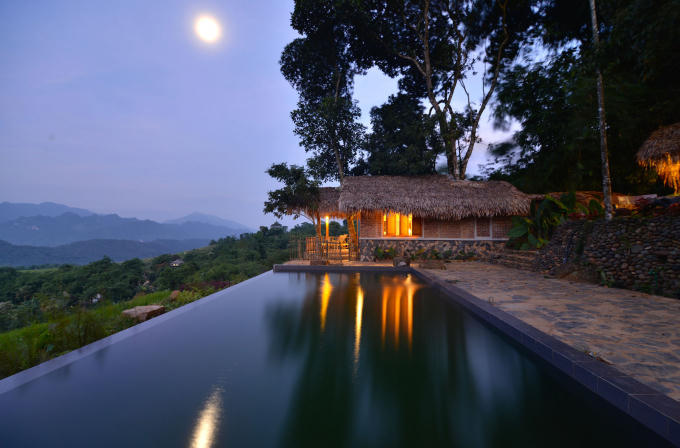 Thời gian qua, khu du lịch homestay này đã thu hút nhiều khách nghỉ chân bởi nét đẹp khá ấn tượng (Ảnh: dacsanvungcao.net)
