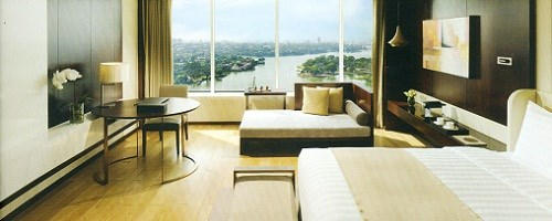 Phòng ngủ của Khách sạn Meliá Yangon