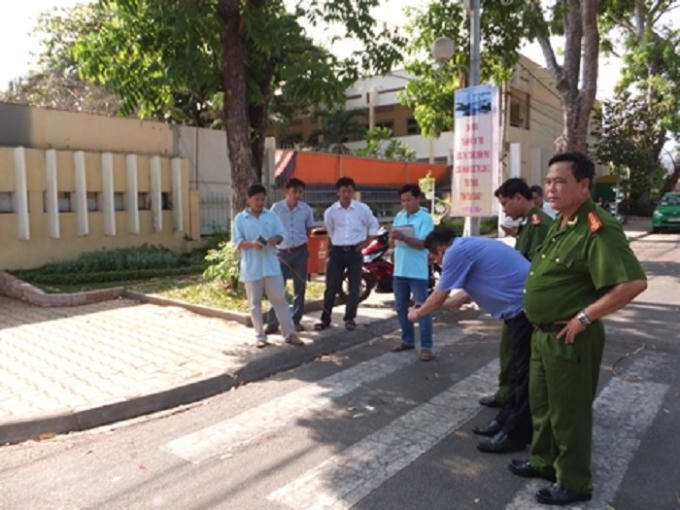 Hiện trường vụ án mạng.
