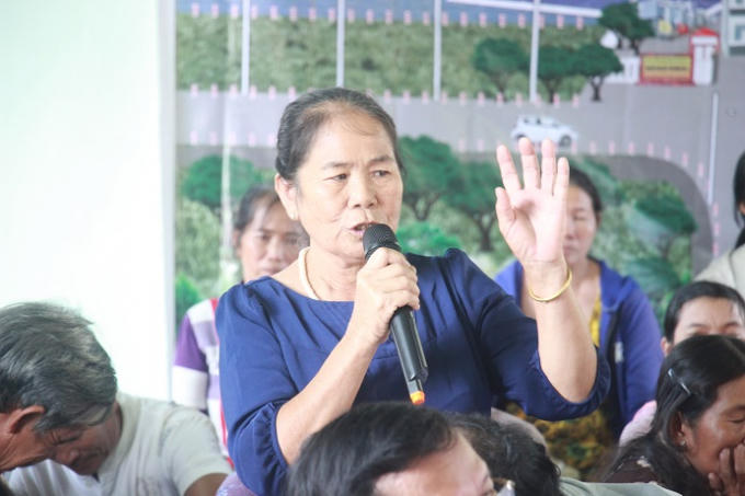 Những lo ngại của người dân xã Mỹ Lợi đã được đưa ra bàn luận tại buổi đối thoại. Ảnh: Dũ Tuấn
