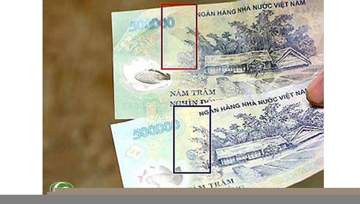 Cảnh báo về loại tiền giả 500.000 đồng mới xuất hiện
